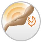 5. Masážny vankúšik je vhodný pre masáž trupu, brucha, stehenných a lýtkových svalov a tiež pre masáž chodidiel.