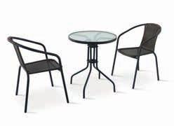 Rozměry: Židle: (š x d x v) 53 x 58 x 77 cm Stůl: 60 x 71 cm textilen 2x1 Akční cena: 1 799,- Kč / 62,99 AKČNÍ SESTAVA VERONA 6+ Šest židlí s ocelovou konstrukcí ošetřenou tmavě šedou