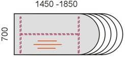 100 cm levé varianty EB CL 145-185 EB EB CKR 170 4 762 EB CKR 180 4