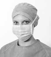 Zásady zvláštních režimů na operačních sálech 1 Obr. 1 Správně nasazená operační čepice a operační ústenka.