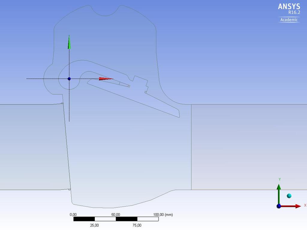 8.2.1 Výpočtové domény a sítě Pro vytvořenou geometrii byla provedena dekompozice výpočtové domény, což bylo vhodné z důvodu snazšího síťování v okolí disku a závěsu.