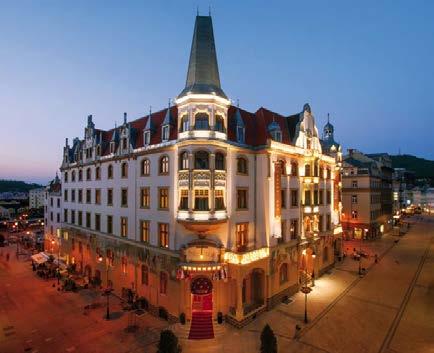 KARLOVY VARY Grandhotel Ambassador nabízí vysoký standard hotelových, lázeňských a společensko-kulturních služeb.