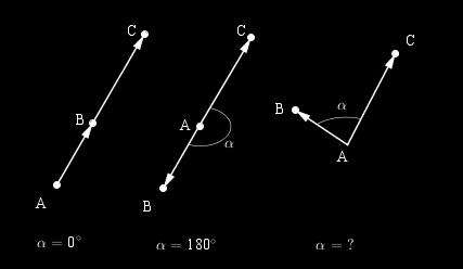 platí: A jaký je geometrický význam skalárního součinu? Pro skalární součin dvou vektorů kde α je úhel, který tyto dva vektory svírají.