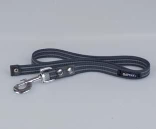 Leather collar with handle, large 0865-B max.