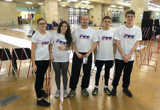 SPORT 4. 5. 2. 2017 Bílá Opava Žačky: 2. Isabela Sedláková, 3. Eliška Malíčková, 9. Michala Illeková, 12. Nela Loukotová Kade : 1. Marek Totušek, 2. Robert König, 13. Michal Pečinka Kadetky: 1.