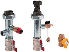 PŘÍSLUŠENSTVÍ KOTLŮ HC 1 C5E_Q001 Sada hydraulického připojení + plynový kohout : - CA 5, CA 65, CA 0 a CA 115 - balení HC 1 Tato sada obsahuje: - 1 plynový kohout Rp / - 1 kohout pro