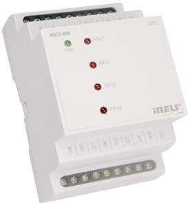 ADC-40M Convertor analog-digital, 4-canale Destinat conectarii senzorilor analogici, care genereaza un semnal de curent sau tensiune si senzorilor pasivi rezistivi.