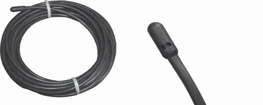 - Cablul de legătură al senzorului TZ este de tipul VO3SS-F Dx0,5mm cu izolaţie siliconică.