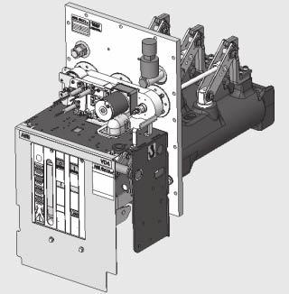 /: Vakuový vypínač typu VD X0, s třípolohovým spínačem