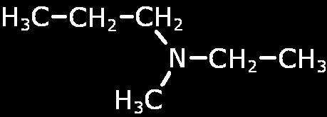 ?2 Pojmenuj: Příklad 2 Funkční skupinový název ethyl(methyl)propylamin