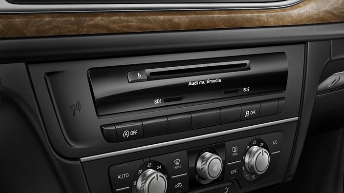 Audi music interface informační systém řidiče