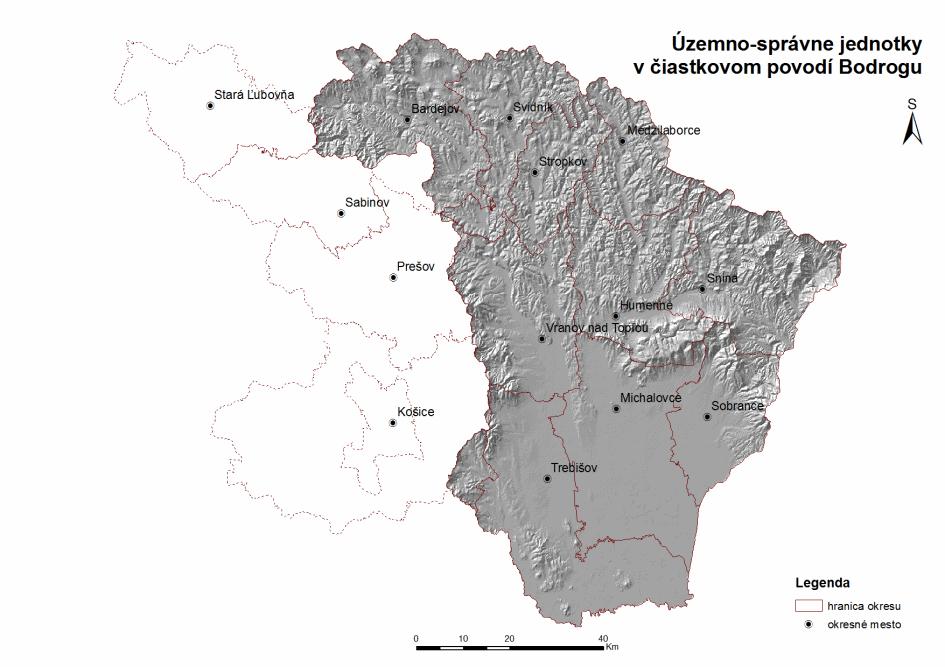 Predbežné hodnotenie povodňového rizika v čiastkovom povodí Bodrogu príloha I 1 PRÍLOHA I.