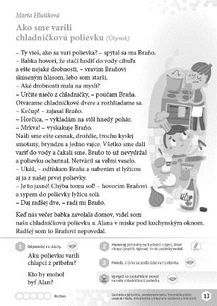 Rodina Ako sme varili chladničkovú polievku (Marta Hlušíková) Čítanka k Šlabikáru LIPKA, strana 13 Návrh prípravy na vyučovaciu hodinu 161 (http://www.aitec.