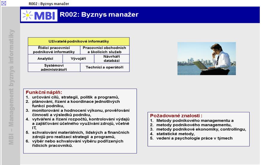 Princip zobrazení kontextu: Matice vazeb Matice vazeb nabízí pro každý výskyt objektu ve vazbě další funkce pro urychlení práce v systému: 1.