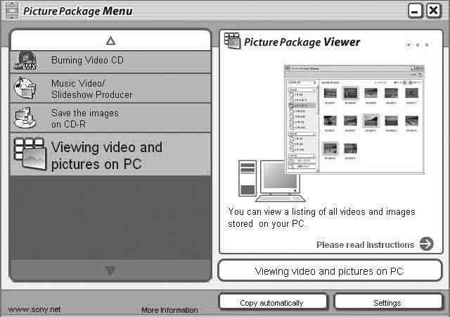 Použití dodávaného software Tato část popisuje příklad postupu použití počítače se systémem Windows.