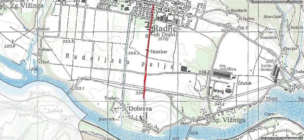 Uporablja se kot dostop do stanovanjskih hiš ter kot lokalna pot do mesta Dobrava in dostop na obvoznico.