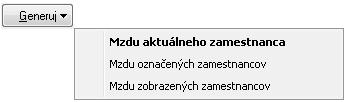 131 4 SPRACOVANIE PERSONÁLNEJ A MZDOVEJ AGENDY 131 Výpočet mzdy sa robí v nasledovných krokoch: Najskôr sa pre vybraného zamestnanca vygeneruje mzda, a to na základe mzdových údajov zadaných v