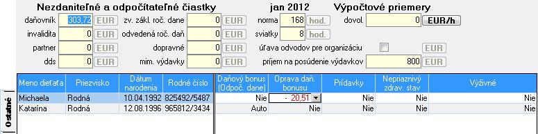 143 4 SPRACOVANIE PERSONÁLNEJ A MZDOVEJ AGENDY 143 uplatniteľnej nezdaniteľnej časti pri odvode doplnkového dôchodkového pripoistenia) alebo normovaný počet hodín v danom mesiaci.