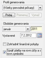 150 OLYMP MZDY A PERSONALISTIKA Po označení voľby Vrátenie preplatku preddavkovej dane sa vygeneruje fiktívny prevodný príkaz.