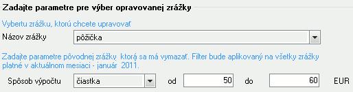 5 HROMADNÉ FUNKCIE 179 HROMADNÁ ZMENA ZRÁŽKY Postup hromadnej zmeny zrážky vo Výpočte miezd je takmer rovnaký ako pri hromadnej zmene zrážky v Personalistike (pozri kapitolu 5.1.2 Hromadná zmena zrážky [str.