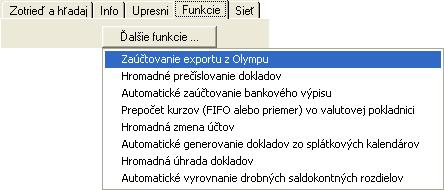 6 EXPORTY 185 Z rozbaľovacieho zoznamu Uložiť ako typ zvoľte typ súboru, do ktorého sa uložia exportované údaje.