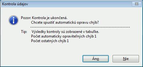 22 OLYMP MZDY A PERSONALISTIKA Program vykoná len tie druhy kontroly, ktoré sú zapnuté (je označená príslušná voľba).