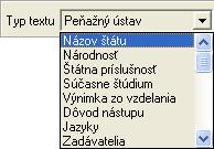 Textové pole Nájdi môžete použiť na vyhľadanie konkrétneho záznamu.