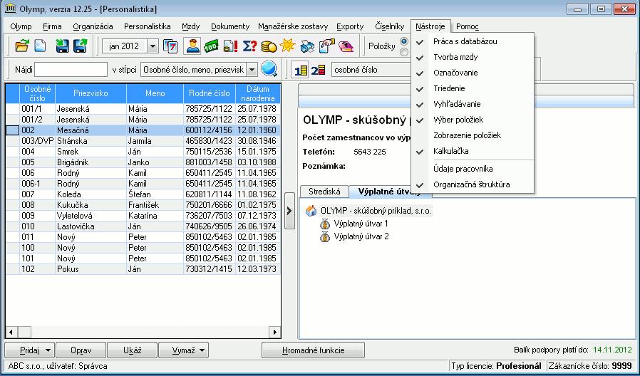 2 OVLÁDANIE PROGRAMU 29 2.