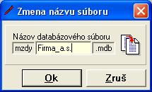 72 OLYMP MZDY A PERSONALISTIKA označenie súboru s dátami firmy nahradiť 15-znakovým textom, ktorý môže napr. predstavovať názov firmy (napr. MzdyTest.mdb). 3.5.4 UŽÍVATEĽSKÉ NASTAVENIA Formulár Užívateľské nastavenia vyvoláte výberom z menu programu Firma Nastavenia.