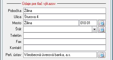 3 PRVÉ KROKY V PROGRAME 79 V riadku Symbol môžete zadať variabilný, konštantný a špecifický symbol účtu.