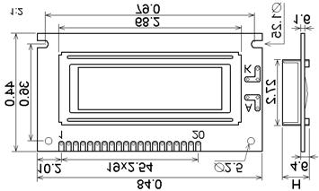 Grafické LD moduly WG12232A/L LD MODULY GRAFIKÉ Základní technické parametry: napájecí napìtí logické obvody 4.75V UDD 5.25V (nìkteré varianty 2.7 ~ 3.