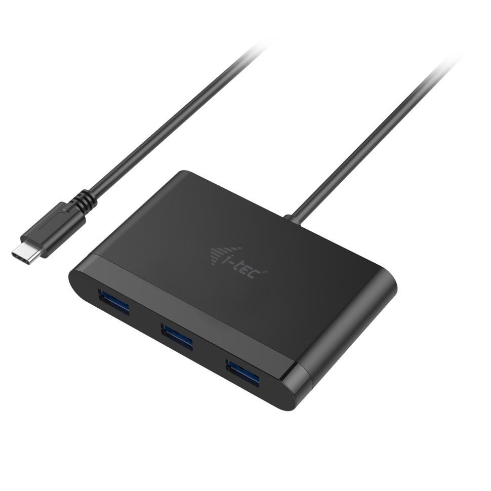 i-tec USB-C Travel Adapter PD/Data 3x USB 3.