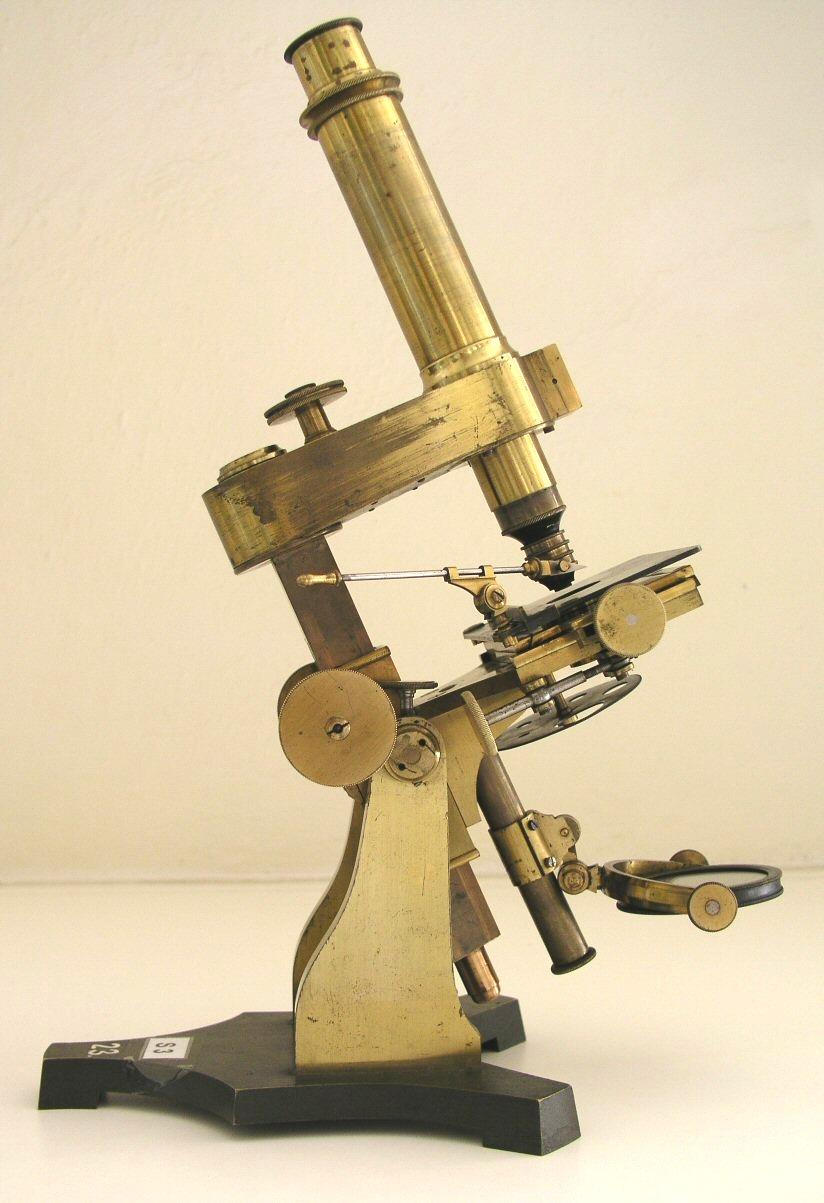 Historie mikroskopu von Schick 1850 J.E.