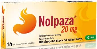 % Dlouhodobá úleva od pálení žáhy. Stačí jen 1 tableta denně.
