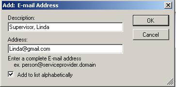 Přidání několika e-mailových adres k jedné položce v e-mailové skupině E-mailové skupiny se běžně skládají ze seznamu položek, z nichž každá obsahuje jednu e-mailovou adresu.