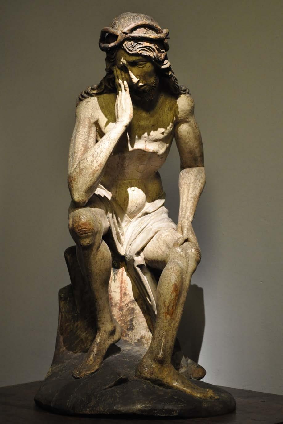 1. Odpočívající Kristus, 1460 1470, dřevo,