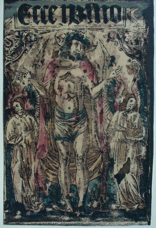 10. Muž bolesti na schodišti (Ecce homo), francouzský anonym, 1490