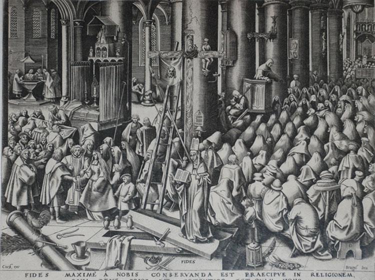 16. Víra ze Světa sedmi cností, kolem 1560,