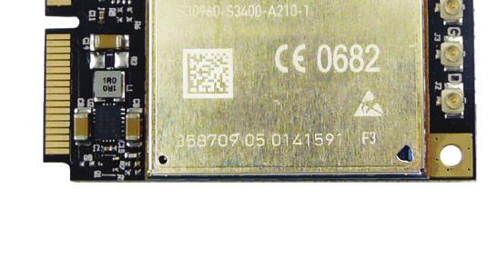mini PCIe EHS5 mini PCIe PHS8 mini PCIe PLS8 LTE Terminal GSM band (MHz) 900/1800 900/1800 900/1800 GPRS