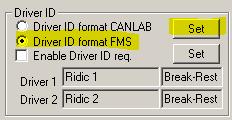 Bit 7..6 :Direction indicator 00 = Forward 01 = Reverse 10 = Error 11 = Not available Typ dat 0 Driver ID formát FMS Tento přenos se řídí dokumentací FMS standardu.