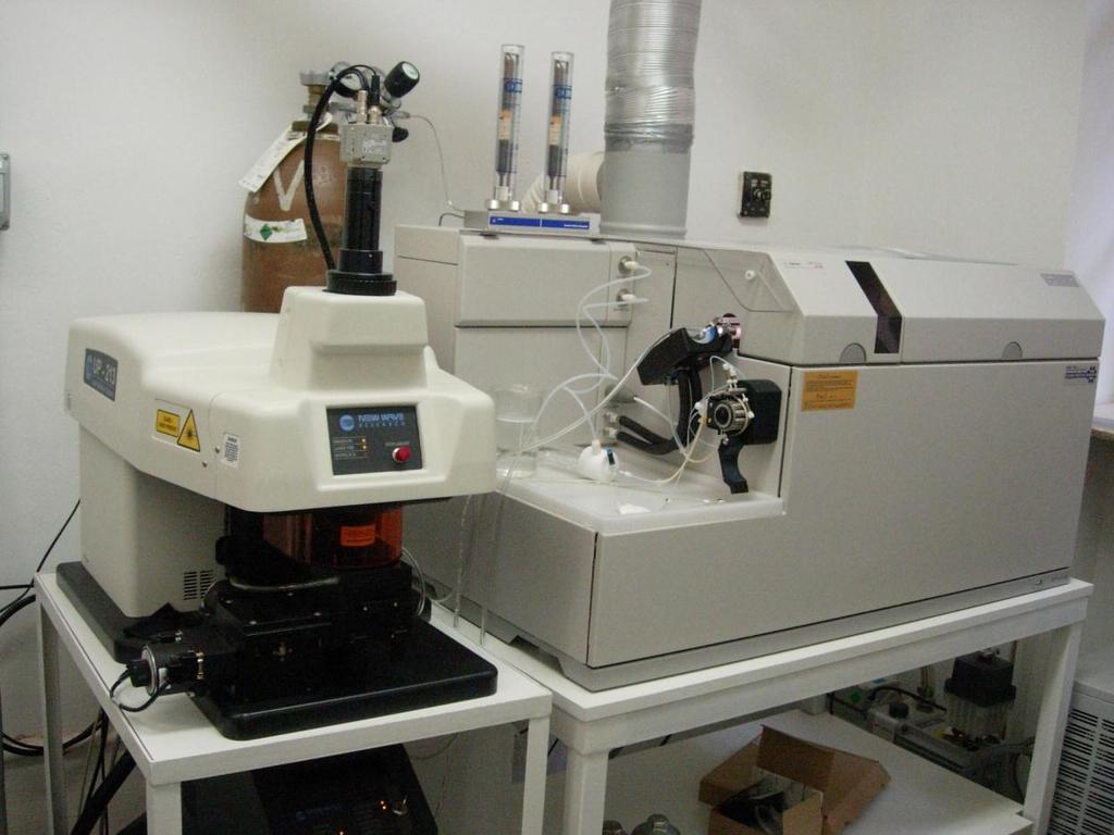 LA-ICP-MS INSTRUMENTACE Nd:YAG laser