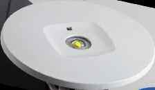 UP led at Multi Opticom LED Emergency Elegant and compact emergency lighting fixture. Made to be mounted on plasterboard with a hole having a diameter of 60 mm.