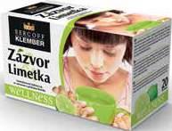 zázvorový čaj 3 druhy 40 g jednotková cena 37,25 EUR/kg -35% Gemerka