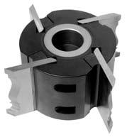 8341 HLAVY FRÉZOVACÍ BEZPEČNOSTNÍ, PROFILOVÉ SAFETY PROFILE CUTTER HEADS SICHERHEITS PROFILMESSERKÖPFE ГОЛОВКА ФРЕЗЕРОВОЧНАЯ БЕЗОПАСНАЯ ПРОФИЛИРОВАННАЯ L H d MEC D = 2 1 Dmax D (mm) n max D 1 (mm) B