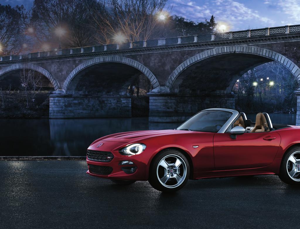 JEDINEČNOSŤ EXTERIÉR Z nového modelu 124 Spider srší osobnosť.
