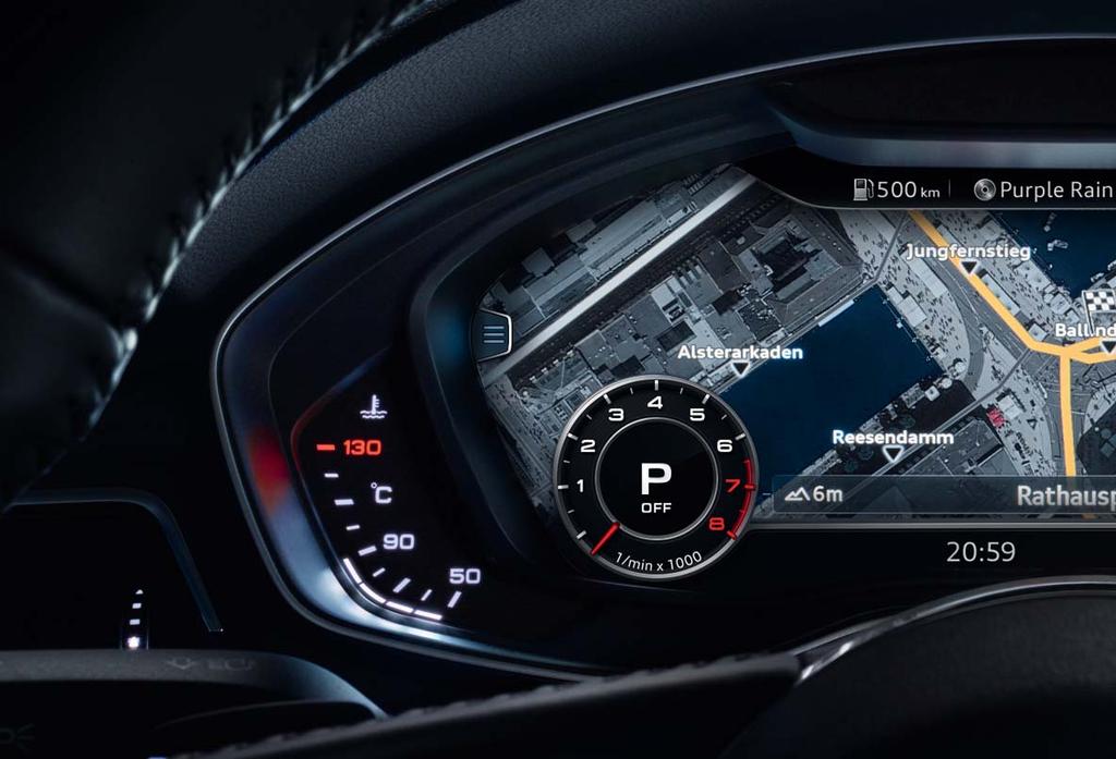 8 Audi A5 Coupé Další pokrok: Audi virtual cockpit dodávaný na přání.
