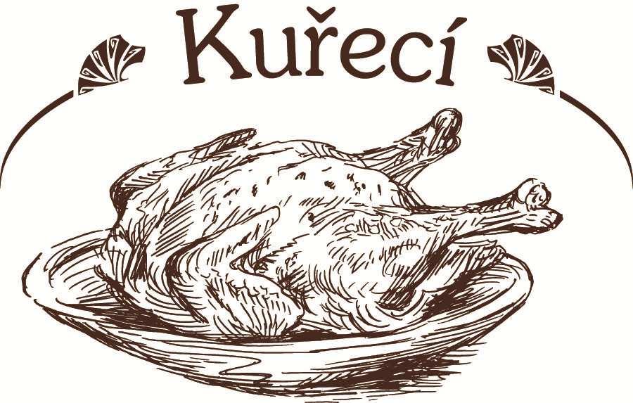 180g Kuøecí prsa plnìná mozzarellou a pršutem () Chicken pocket with mozzarella and prosciutto / Hühnchentasche gefüllt mit Mozzarella und Prosciutto 115 Kè 200g Kuøecí soté /fazolky, āampiony,