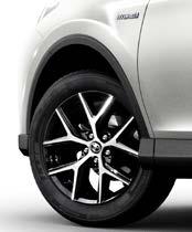 Pakety PAKET STYLE 1 200 (výbava Active, nie je pre Hybrid) 18" zliatinové disky kolies čierne lakované s 5 dvojitými brúsenými lúčmi Zatmavené zadné bočné okná a okno piatych dverí (Privacy glass)