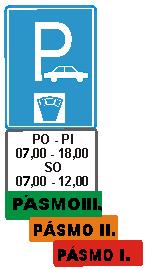 žiadosti o vydanie karty do I. pásma) modrá REZIDENTSKÁ PK NEPRENOSNÁ REZIDENTSKÁ PK pre ŤZP PREDPLATNÁ PK PRENOSNÁ ulica 6-1. RPK I 200 300 2.