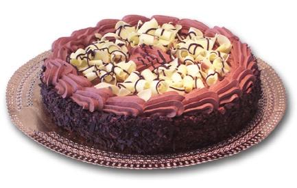biela čokoláda, čokoládový posyp cod 034 Mini torta Svätý Honor Saint
